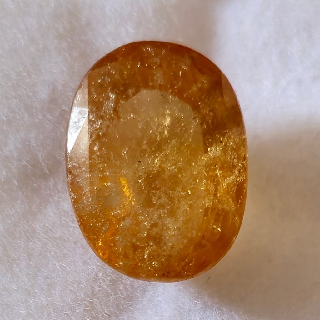 Hessonite (Gomed) - Natural | Sri Lanka | Gomed Stone | Gomed 10 ratti | 9 ratti | price | the 18 lane